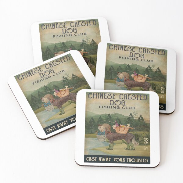 Item preview, Chinese Crested Dog Fishing Club Cycling Club designed and sold by JakeGoodwin.