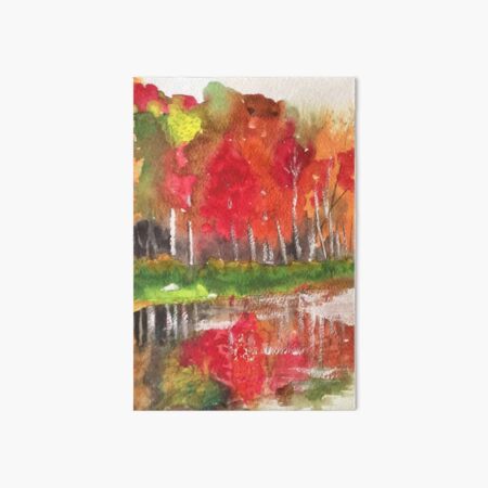 Fall in Vermont Art Board Print