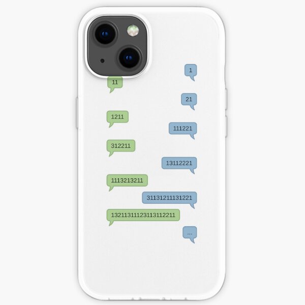 Look and say iPhone Soft Case
