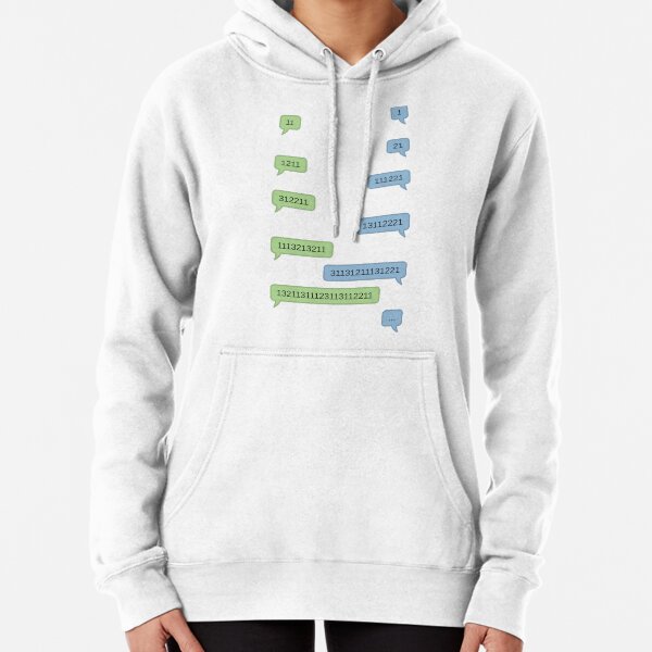 Look and say Pullover Hoodie
