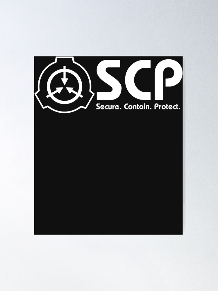 scp Foundation logo  Poster for Sale by Yu-u-Ta