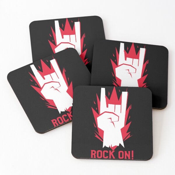 Item preview, Rock on hand sign designed and sold by LargeShop.