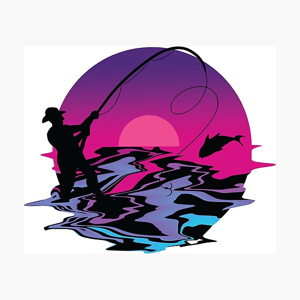 Item preview, Fishing on Sunset designed and sold by Unaiza Khalid.