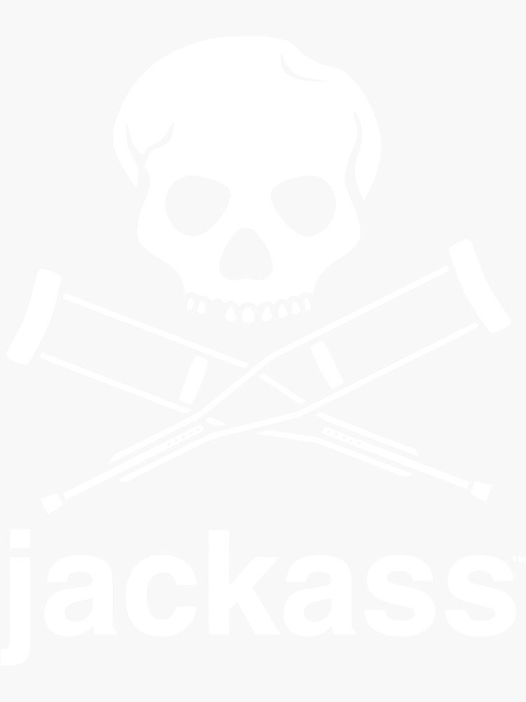 "Jackass" Sticker for Sale by taraisabel1kta Redbubble