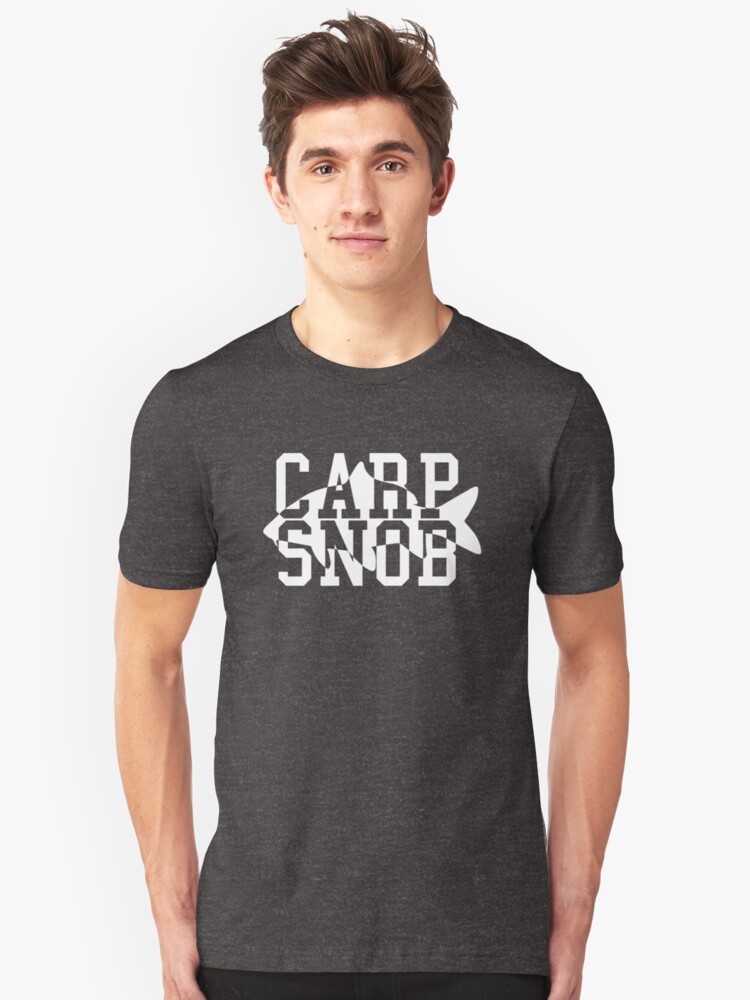 Alternate view of Carp Snob Fisherman's Shirt Slim Fit T-Shirt