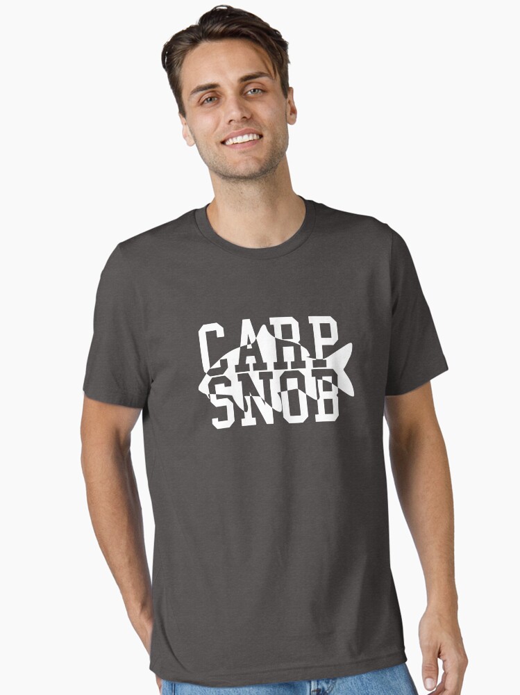 Thumbnail 1 of 7, Essential T-Shirt, Carp Snob Fisherman Shirt designed and sold by everyplate.