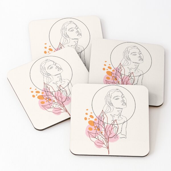 Item preview, Minimalistic floral boho lineart  designed and sold by CreativeStrand.