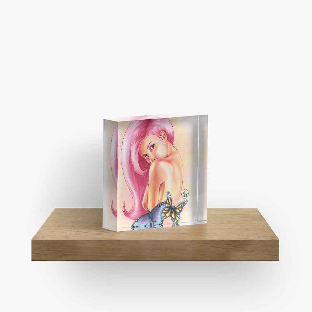 Butterfly Acrylic Block