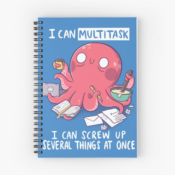 Item preview, Multitasking Octopus designed and sold by TaylorRoss1.