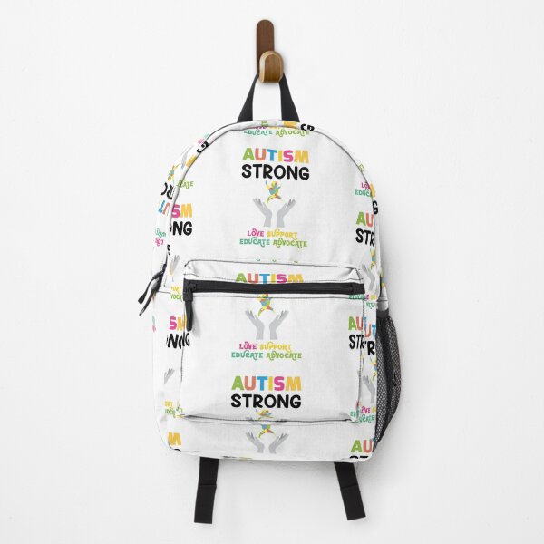 Artikelvorschau, Autism Strong Love Support Educate Advocate Autism Autistic support Be Positive Aspire To Inspire Happy Life Apparel Essential Motivation Inspiration Joy Mood entworfen und verkauft von DesignByHeartUK.