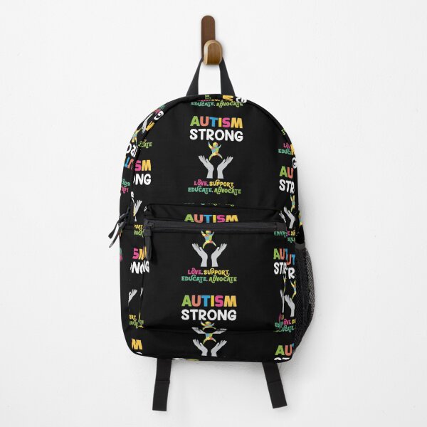 Artikelvorschau, Autism Strong Love Support Educate Advocate Autism Autistic support Be Positive Aspire To Inspire Happy Life Apparel Essential Motivation Inspiration Joy Mood entworfen und verkauft von DesignByHeartUK.
