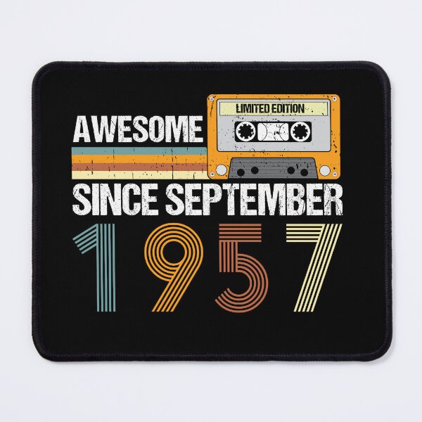 Item preview, Awesome Since September 1957 | 65th birthday | vintage September 1957 designed and sold by AMINE ★★★★★.