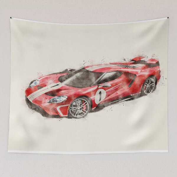 Item preview, Watercolor sports car designed and sold by paulrommer.
