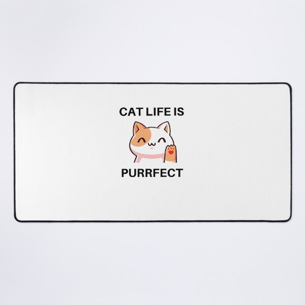 Item preview, Cat Life Is Purrfect Cat lovers design designed and sold by shalakacreats.