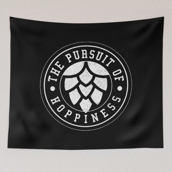 Item preview, The Pursuit Of Hoppiness - Beer Brewer Funny Craft Beer designed and sold by xmjajd.