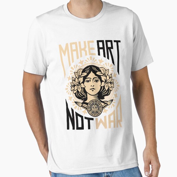 Item preview, Make Art Not War Symbol  designed and sold by bonnieknfe.