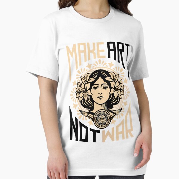 Item preview, Make Art Not War Symbol  designed and sold by bonnieknfe.