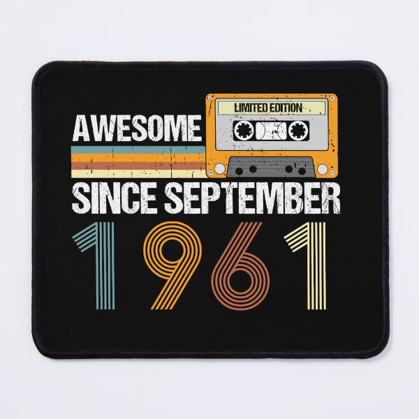 Item preview, Awesome Since September 1961 | 61th birthday | vintage September 1961 designed and sold by AMINE ★★★★★.