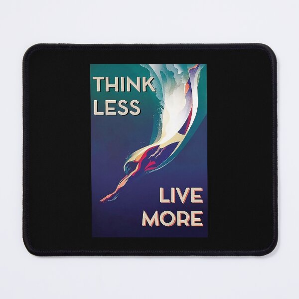 Item preview, Swimming - Think Less Live More  designed and sold by sellexxf69.