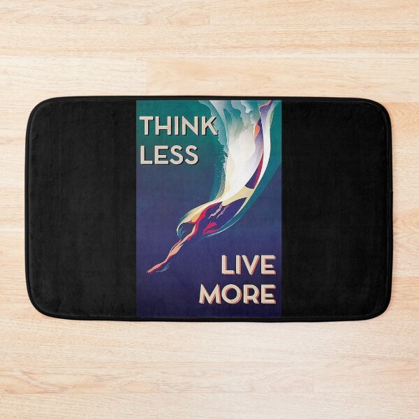 Item preview, Swimming - Think Less Live More  designed and sold by sellexxf69.