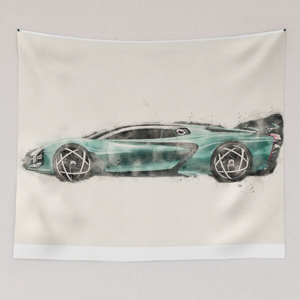 Item preview,  Watercolor sports car designed and sold by paulrommer.
