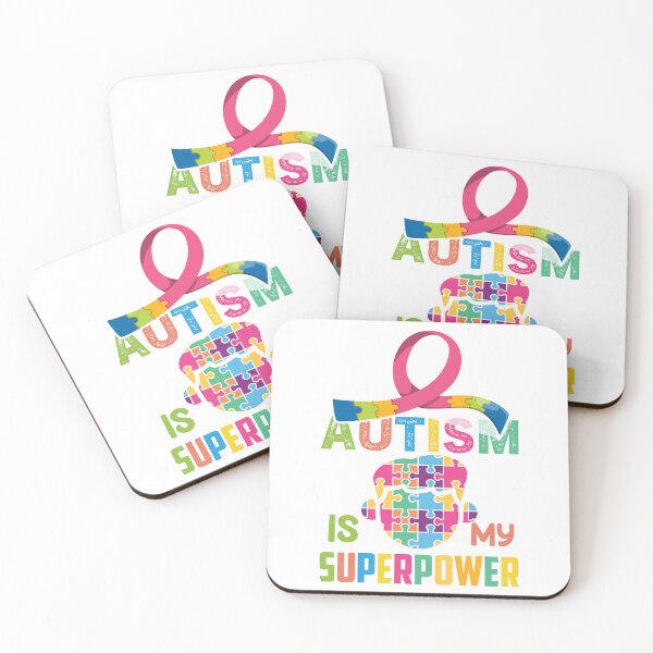 Item preview, Autism Is My Superpower Autistic support Be Positive Aspire To Inspire Happy Life Apparel Essential Motivation Inspiration Joy Mood designed and sold by DesignByHeartUK.