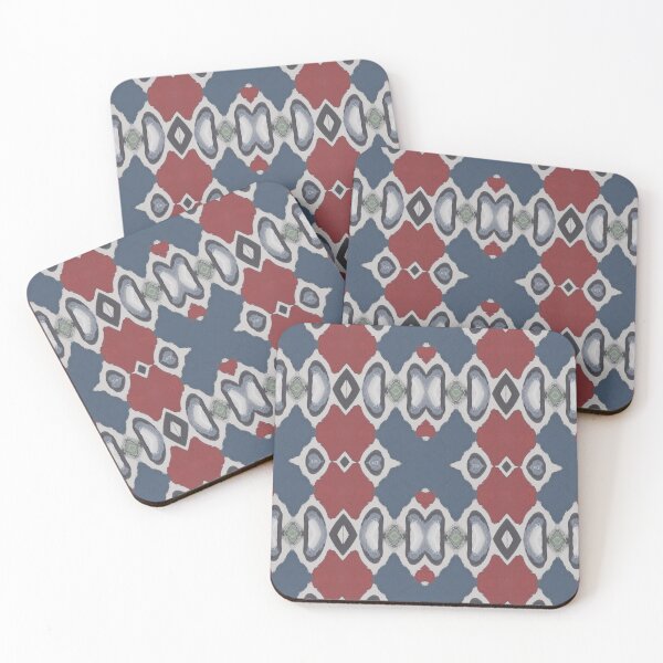 Item preview,  Happy Days by Jenny Meehan 6 Hand Painted Look Painterly Patterns  designed and sold by Jenny Meehan Art Prints and Patterns  .
