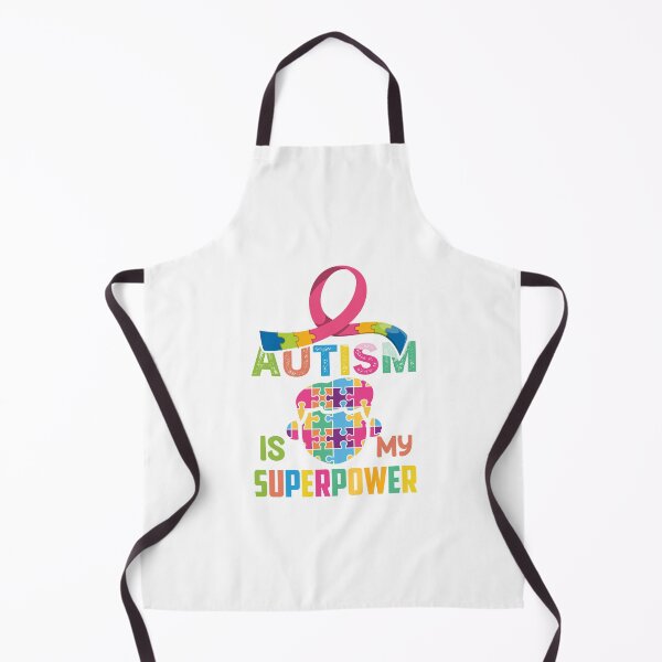 Aperçu de l'œuvre Autism Is My Superpower Autistic support Be Positive Aspire To Inspire Happy Life Apparel Essential Motivation Inspiration Joy Mood créée et vendue par DesignByHeartUK.
