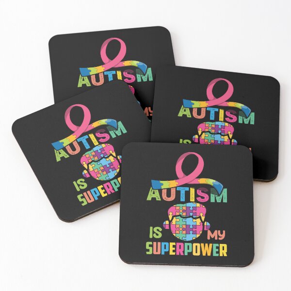 Item preview, Autism Is My Superpower Autistic support Be Positive Aspire To Inspire Happy Life Apparel Essential Motivation Inspiration Joy Mood designed and sold by DesignByHeartUK.