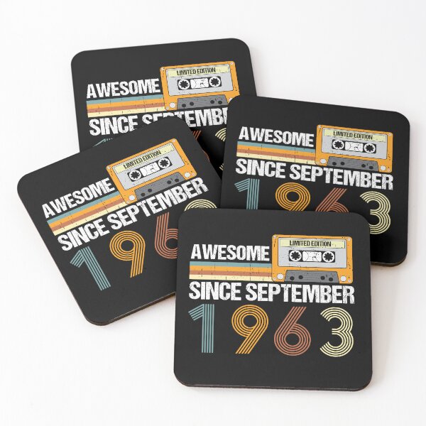 Item preview, Awesome Since September 1963 | 59th birthday | vintage September 1963 designed and sold by AMINE  ★★★★★.