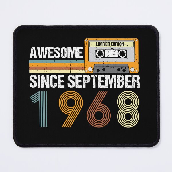 Item preview, Awesome Since September 1968 | 54th birthday | vintage September 1968 designed and sold by AMINE ★★★★★.