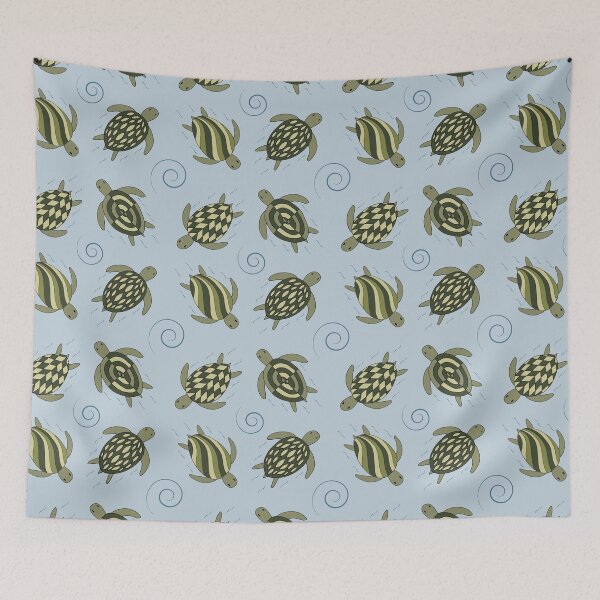 Item preview, Happy Swimming Turtles designed and sold by Wrimple.