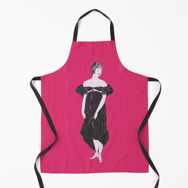 Item preview, Flapper woman tinted pink from artworks by Edward Penfield designed and sold by see-the-fox.