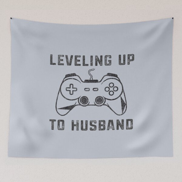 Item preview, Funny Engagement For Groom Video Game Themed Leveling Up To Husband  designed and sold by alenaz.