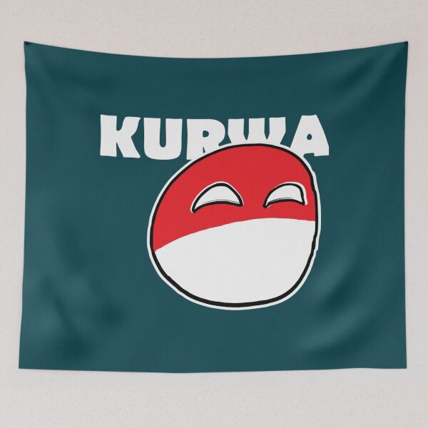 Item preview, Happy Polandball Meme Kurwa   designed and sold by PotterArthur.