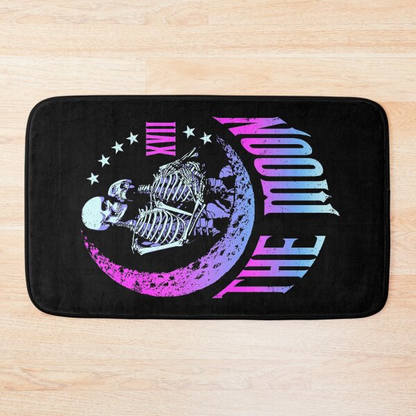 Item preview, Moon Tarot Card Skeleton Couple Vintage Gothic Astrology designed and sold by GrandeDuc.