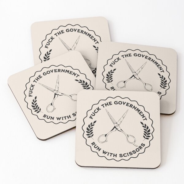 Item preview, Fuck the government, run with scissors designed and sold by ValentinaHramov.