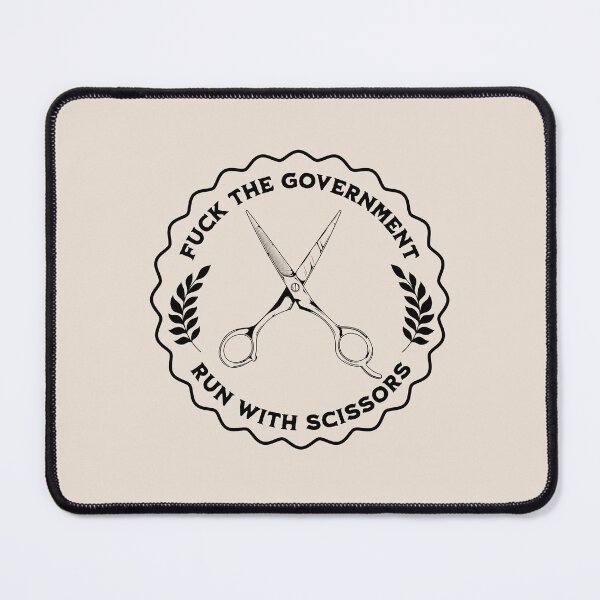 Item preview, Fuck the government, run with scissors designed and sold by ValentinaHramov.