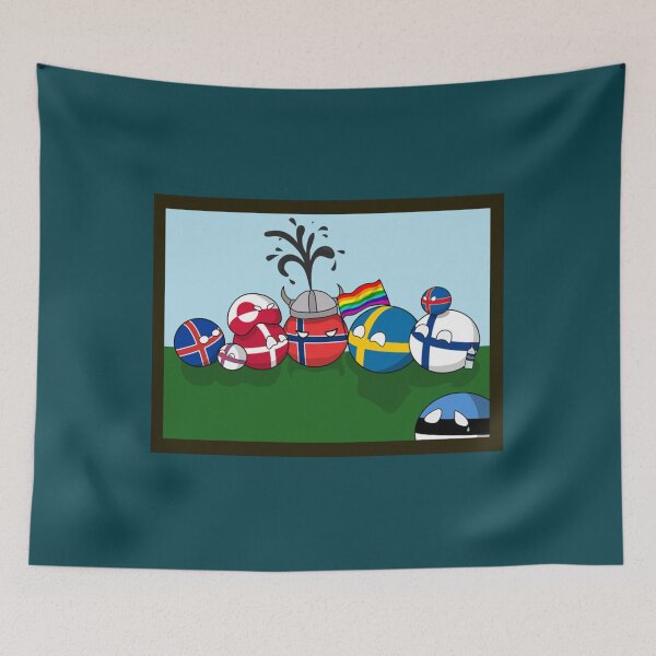 Item preview, Polandball - Nordic family portrait    designed and sold by PotterArthur.