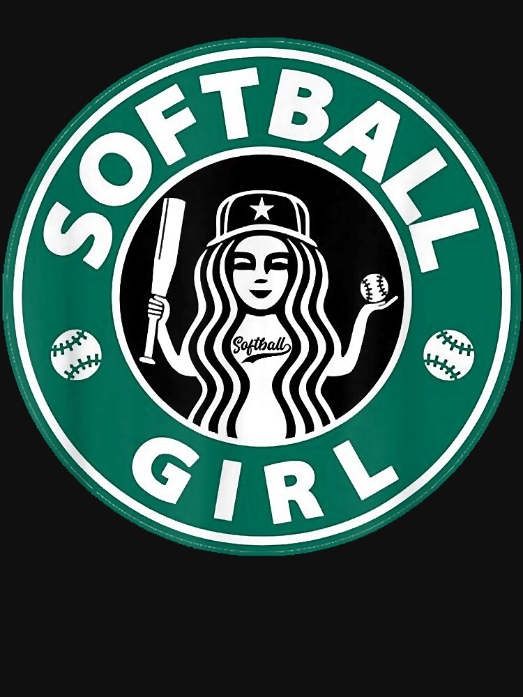 Girls Softball Logo Great Team Gift For Teen Players Or Mom T-Shirt Girls Softball Logo Great Team Gift For Teen Players Or Mom T-Shirt
