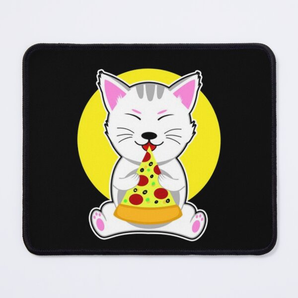 Item preview, Happy pizza eating cat cute designed and sold by Matthew942.