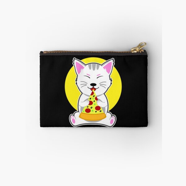 Item preview, Happy pizza eating cat cute designed and sold by Matthew942.