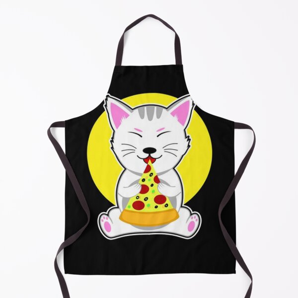 Item preview, Happy pizza eating cat cute designed and sold by Matthew942.
