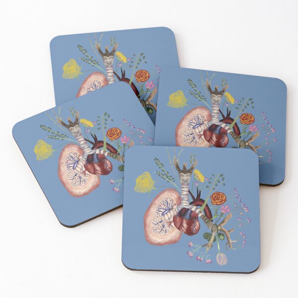 Item preview, Anatomical lungs and flowers  designed and sold by livvysophie.