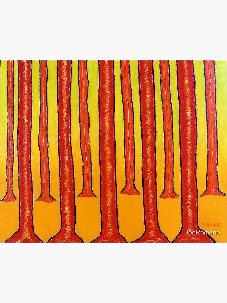 Thumbnail 3 of 3, Canvas Print, RED TREES designed and sold by JoeRomano.