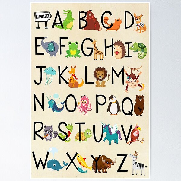 Item preview, Teacher Alphabet animals   designed and sold by reenea84.