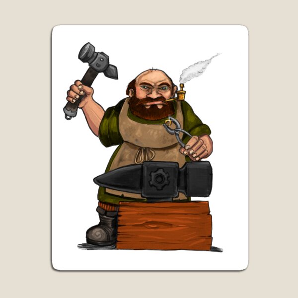 Item preview, Grumble the Thumper, Dwarven Smith designed and sold by Sbrayarts.