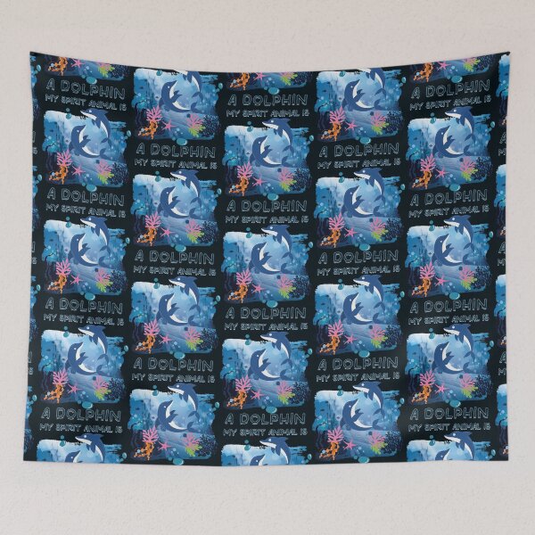 Item preview, My Spirit Animal Is A Dolphin  designed and sold by TotallySpaceOut.