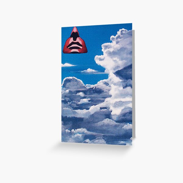 BUDDHA IN THE CLOUDS Greeting Card