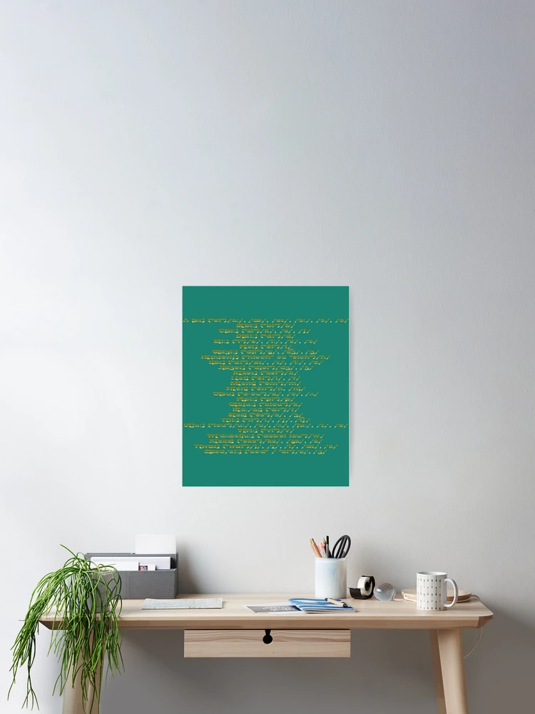 Thumbnail 2 of 3, Poster, script alphabets   designed and sold by MikeocoCOM.